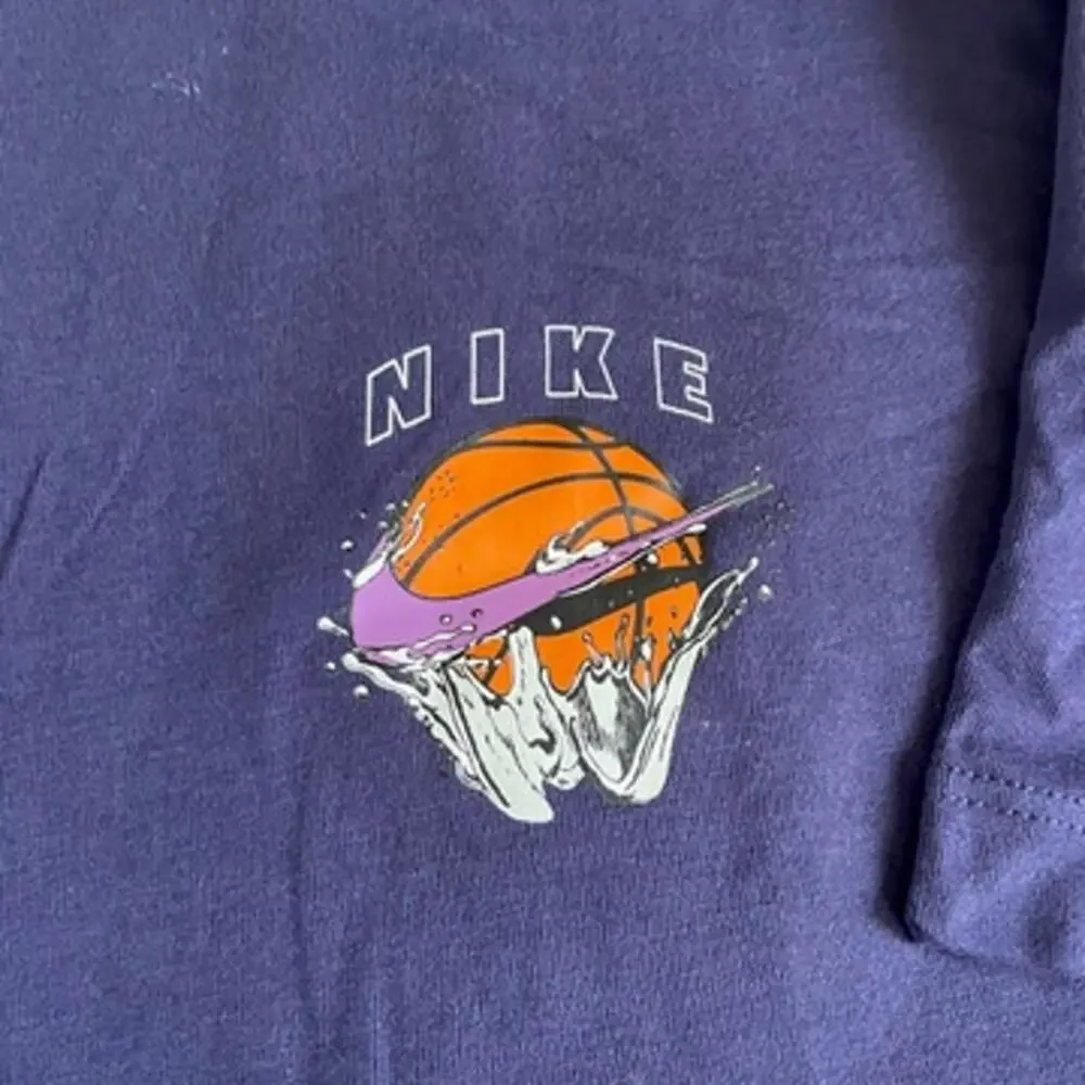 NWOT Nike Basketball Dripping Logo Short Sleeve, Size XXL